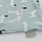 Preview: Loop für Hunde in Mint mit Hunden